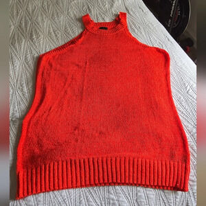 Worthington Tank Sweater Women's Size XL Sleeveless Knit Ribbed Round Neck